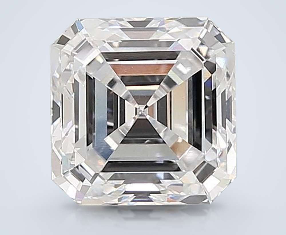 7.01ct D VVS2 Rare Carat Ideal Cut Asscher Lab Grown Diamond