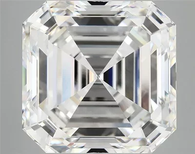 10.06ct F VVS2 Rare Carat Ideal Cut Asscher Lab Grown Diamond