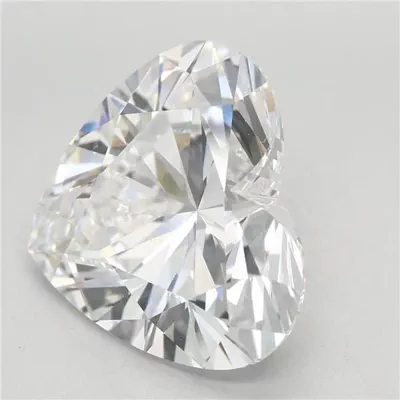 7.08ct E VVS2 Rare Carat Ideal Cut Heart Lab Grown Diamond
