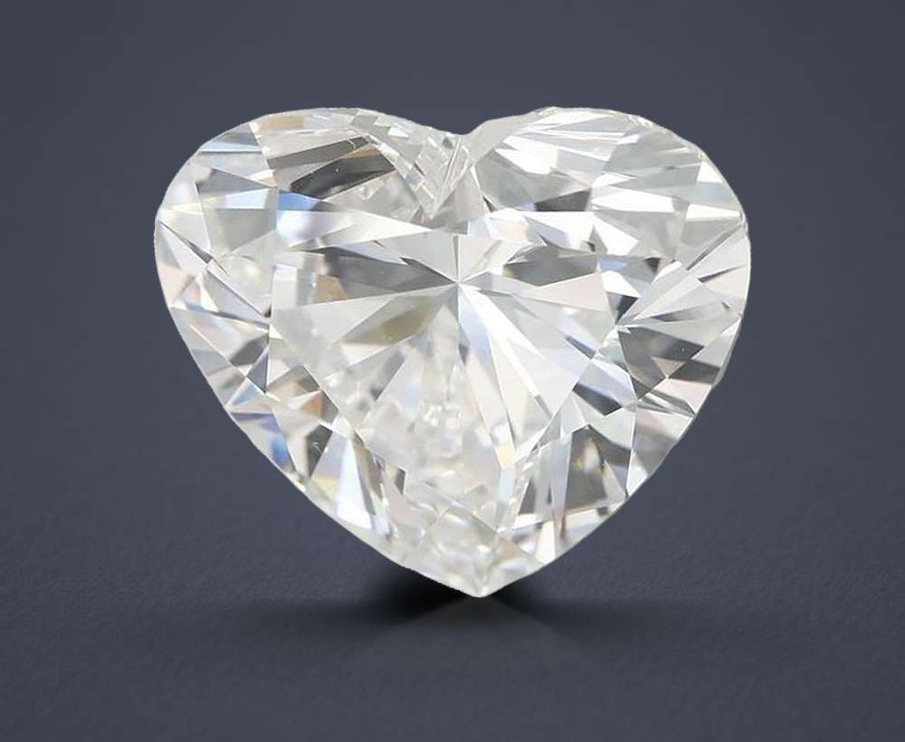 7.08ct E VVS2 Rare Carat Ideal Cut Heart Lab Grown Diamond