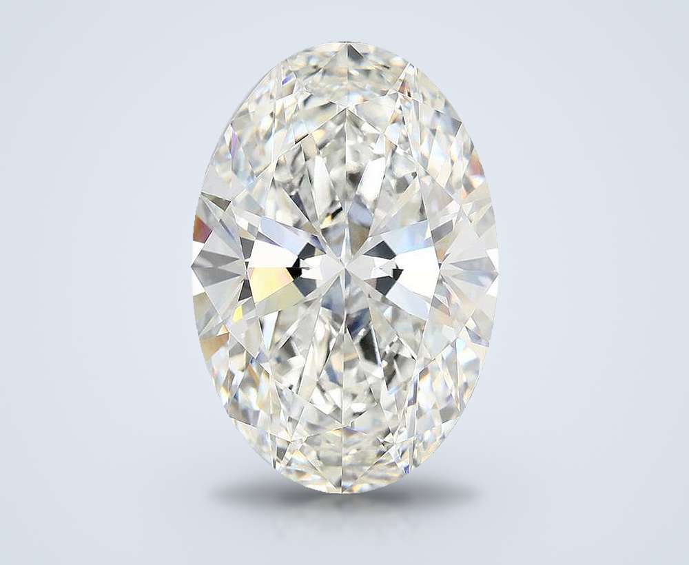 11.54ct F VVS2 Rare Carat Ideal Cut Oval Lab Grown Diamond