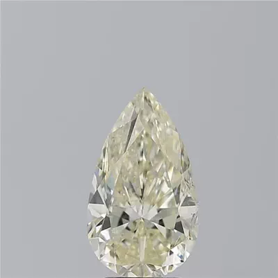 2.73ct K SI1 Rare Carat Ideal Cut Pear Diamond
