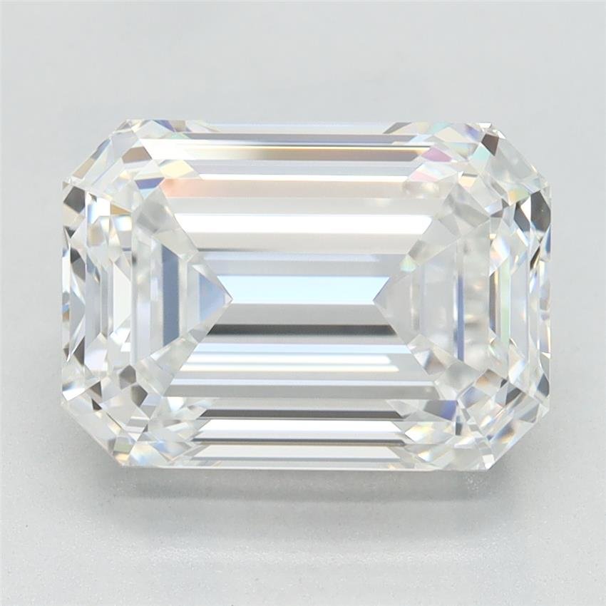 3.53ct G VS2 Rare Carat Ideal Cut Emerald Lab Grown Diamond
