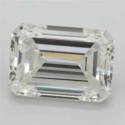 5.06ct F VVS2 Excellent Cut Emerald Lab Grown Diamond