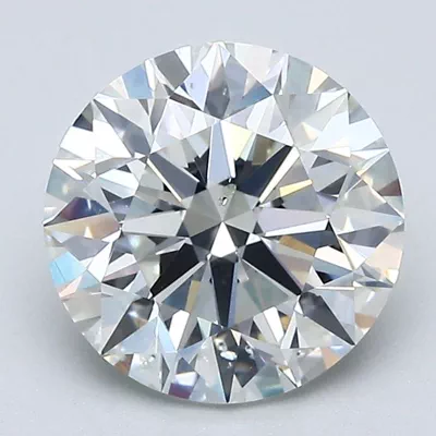 2.27ct F SI1 Rare Carat Ideal Cut Round Diamond