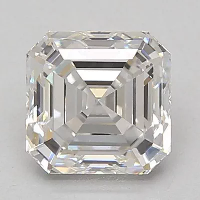 2.03ct D VVS2 Rare Carat Ideal Cut Asscher Lab Grown Diamond