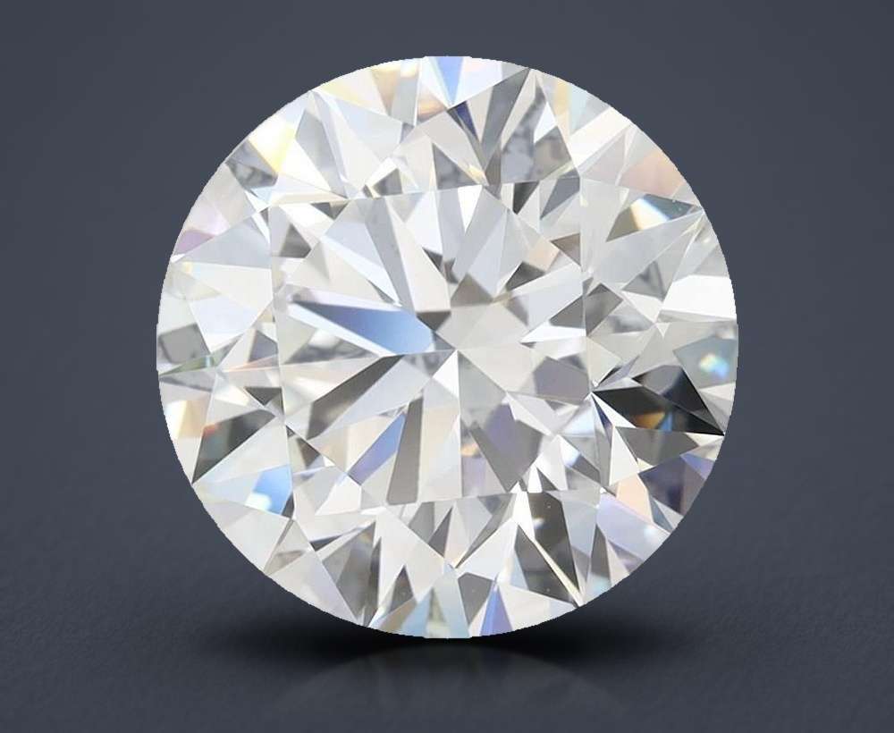 4.32ct D VVS1 Rare Carat Ideal Cut Round Lab Grown Diamond
