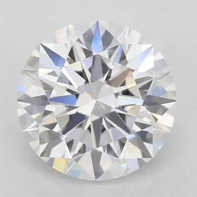 3.77ct D VVS2 Rare Carat Ideal Cut Round Lab Grown Diamond