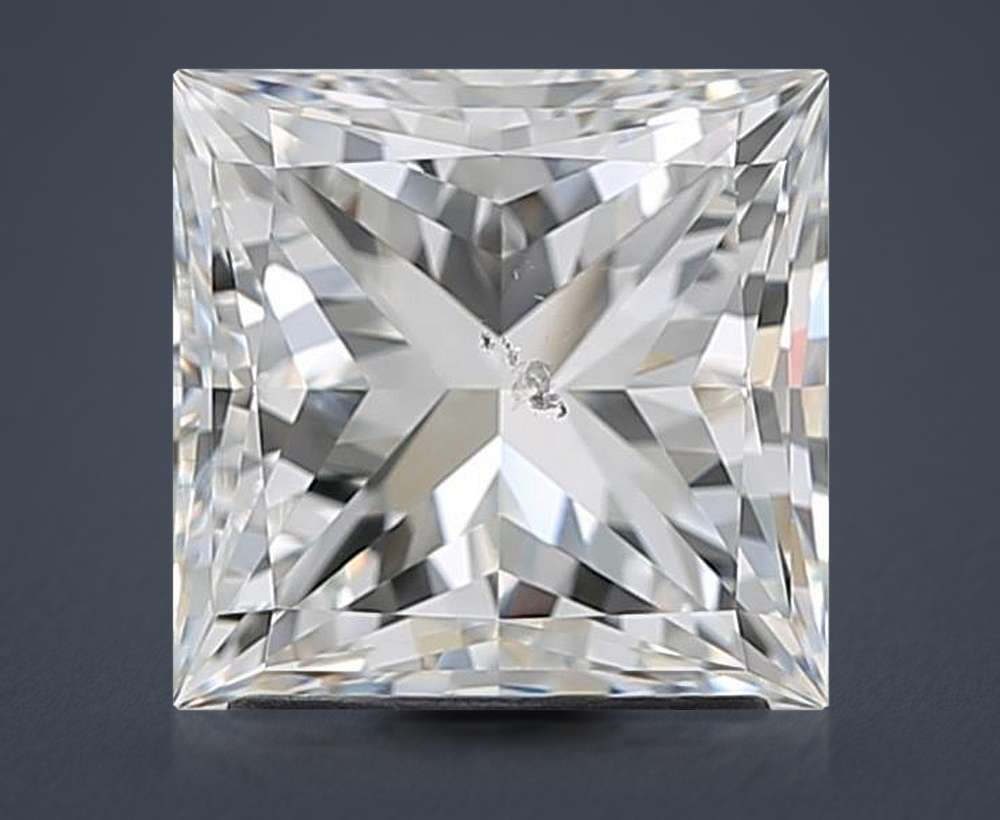 2.20ct G SI2 Rare Carat Ideal Cut Princess Diamond