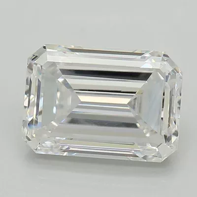 1.29ct D VVS1 Excellent Cut Emerald Lab Grown Diamond