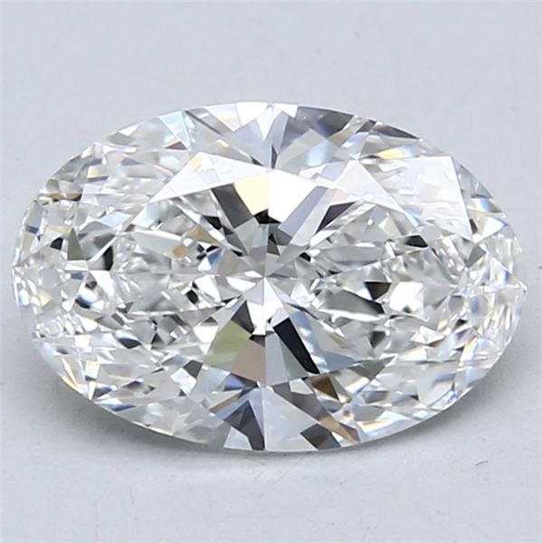 2.04ct D VVS2 Rare Carat Ideal Cut Oval Lab Grown Diamond