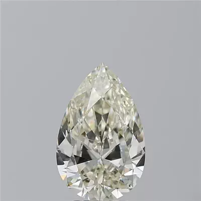3.52ct J SI1 Rare Carat Ideal Cut Pear Diamond