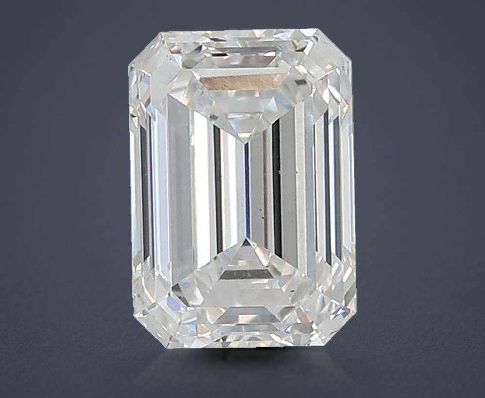 2.08ct E VS2 Rare Carat Ideal Cut Emerald Lab Grown Diamond