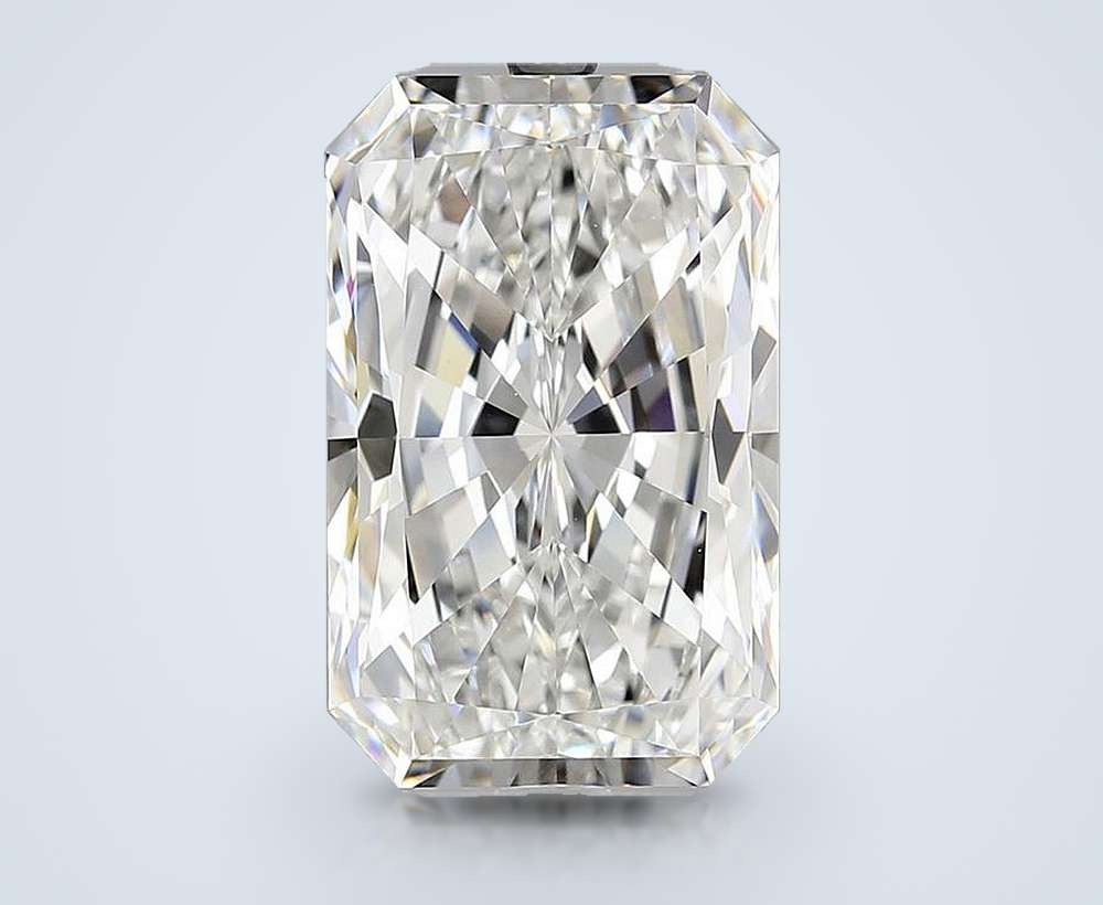 9.94ct F VVS2 Rare Carat Ideal Cut Radiant Lab Grown Diamond