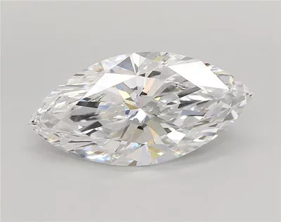 3.09ct D VVS2 Rare Carat Ideal Cut Marquise Lab Grown Diamond