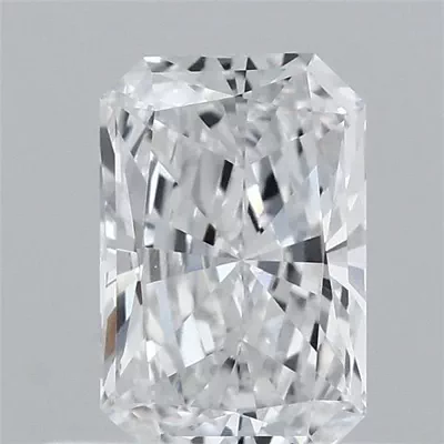 0.65ct D VVS2 Very Good Cut Radiant Lab Grown Diamond