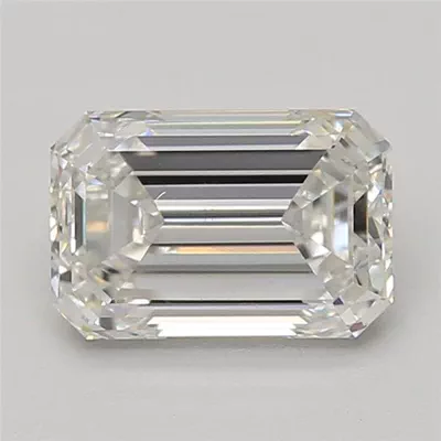 2.55ct E VS1 Excellent Cut Emerald Lab Grown Diamond