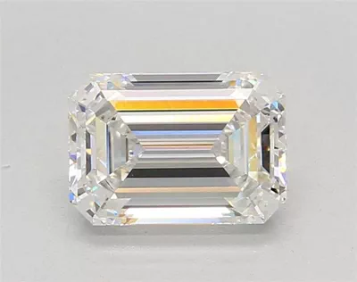 2.04ct E VVS2 Rare Carat Ideal Cut Emerald Lab Grown Diamond