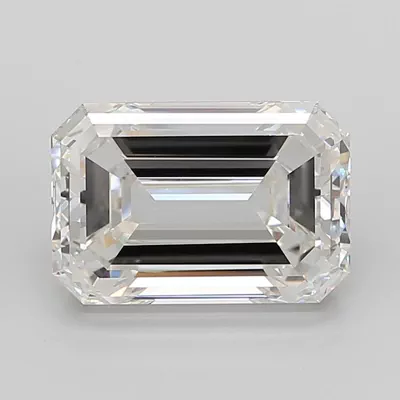 10.10ct H VVS2 Excellent Cut Emerald Lab Grown Diamond