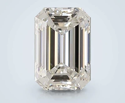 1.48ct F VS1 Rare Carat Ideal Cut Emerald Lab Grown Diamond