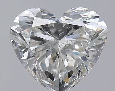 2.71ct G SI2 Rare Carat Ideal Cut Heart Diamond