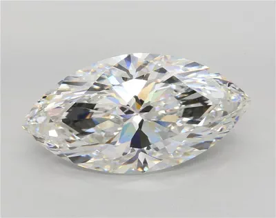 22.83ct F VS1 Excellent Cut Marquise Lab Grown Diamond