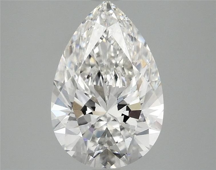 1.39ct F VS2 Rare Carat Ideal Cut Pear Lab Grown Diamond