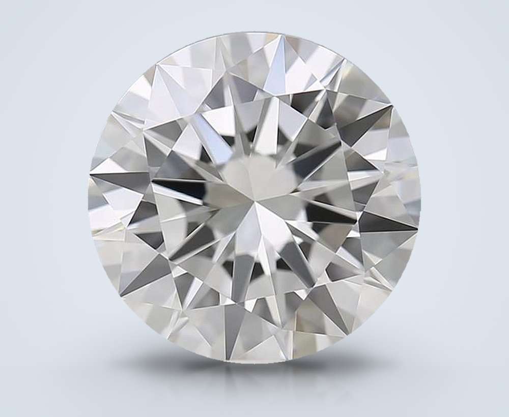 12.24ct H VS1 Excellent Cut Round Lab Grown Diamond