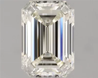 1.51ct K SI1 Rare Carat Ideal Cut Emerald Diamond