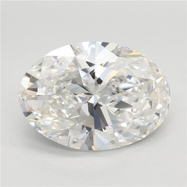 4.07ct F VVS2 Rare Carat Ideal Cut Oval Lab Grown Diamond