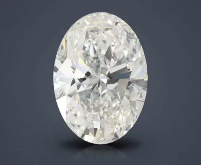 4.07ct F VVS2 Rare Carat Ideal Cut Oval Lab Grown Diamond
