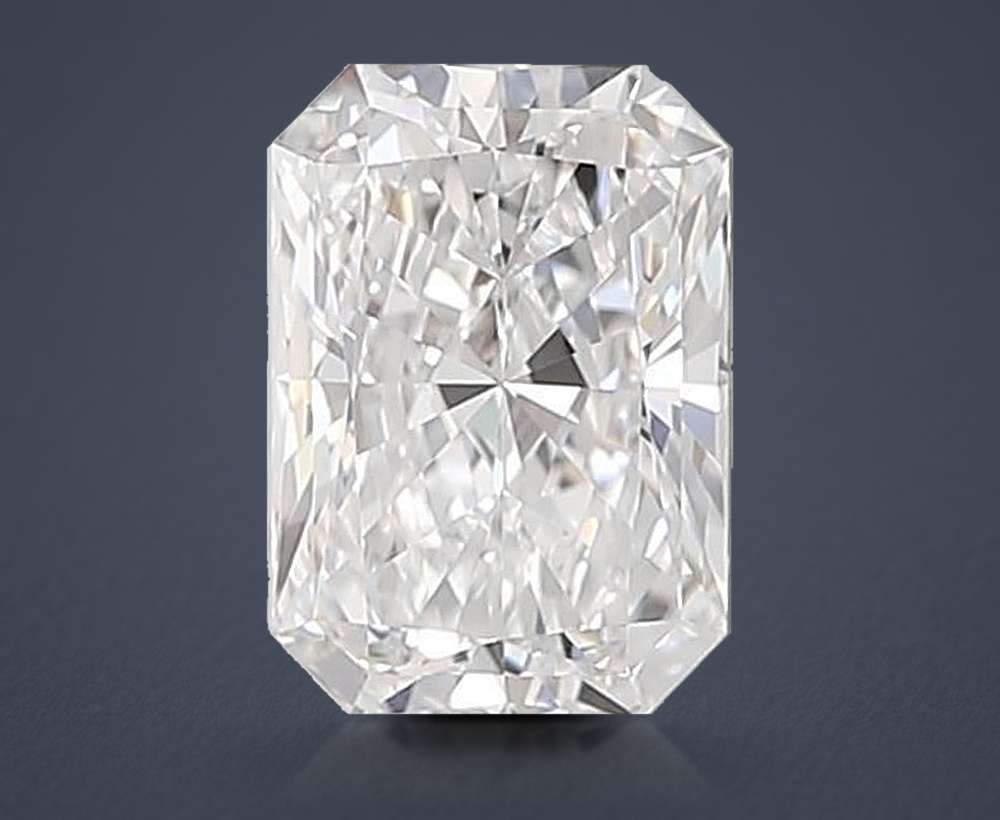 1.02ct D VVS2 Rare Carat Ideal Cut Radiant Lab Grown Diamond