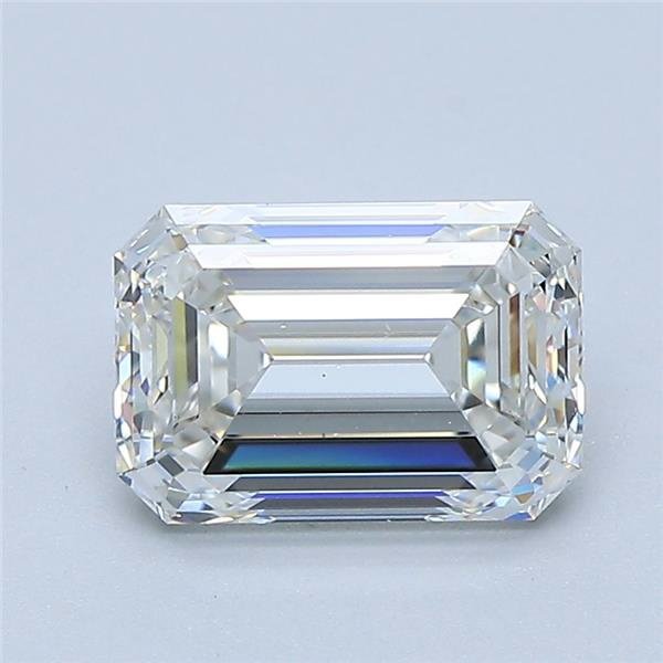 1.85ct H VS1 Rare Carat Ideal Cut Emerald Diamond