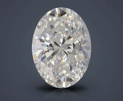 2.08ct E VS1 Rare Carat Ideal Cut Oval Lab Grown Diamond