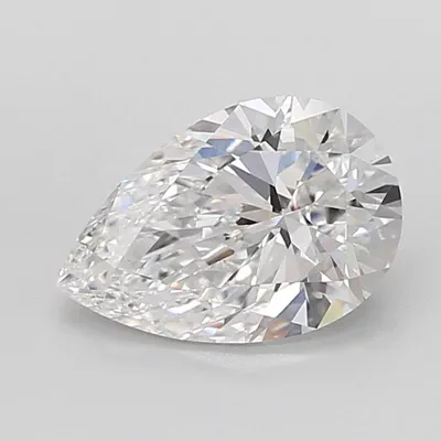 2.57ct E VVS2 Rare Carat Ideal Cut Pear Lab Grown Diamond