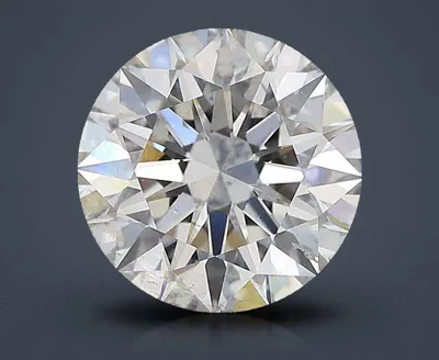 2.42ct H SI2 Rare Carat Ideal Cut Round Lab Grown Diamond
