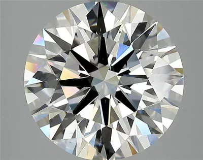 4.01ct J VS2 Rare Carat Ideal Cut Round Diamond