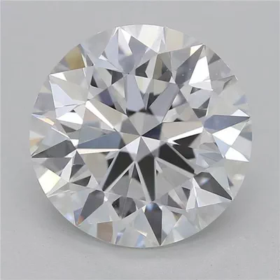 3.02ct F VS2 Rare Carat Ideal Cut Round Diamond