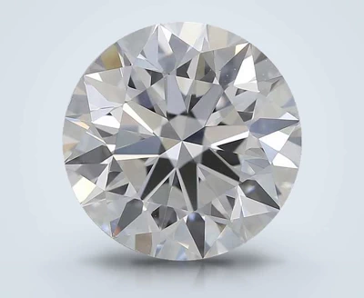 3.02ct F VS2 Rare Carat Ideal Cut Round Diamond