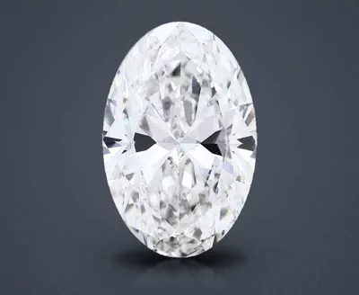 12.08ct F VS2 Rare Carat Ideal Cut Oval Lab Grown Diamond