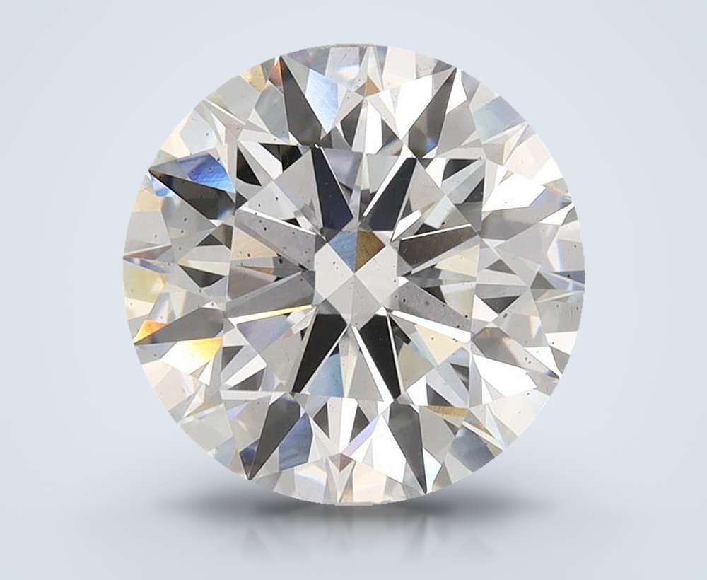 4.01ct E SI1 Rare Carat Ideal Cut Round Lab Grown Diamond
