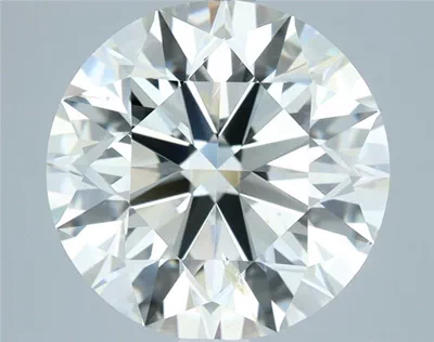 4.04ct J SI1 Ideal Cut Round Diamond