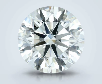 4.04ct J SI1 Ideal Cut Round Diamond