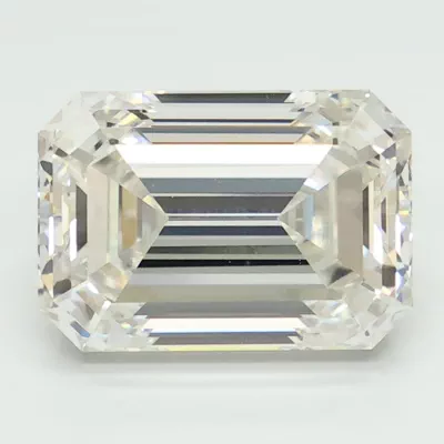 4.92ct G VVS2 Very Good Cut Emerald Lab Grown Diamond