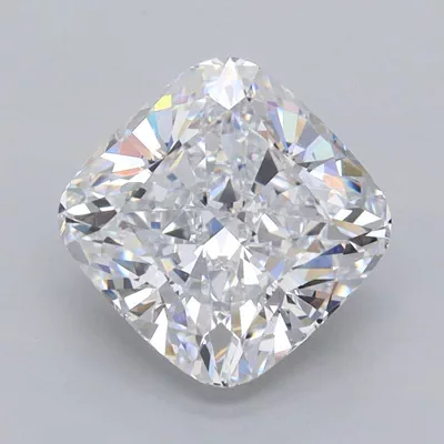2.52ct D VVS1 Rare Carat Ideal Cut Cushion Lab Grown Diamond