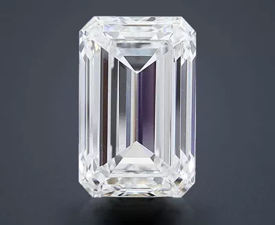 9.57ct F VS1 Rare Carat Ideal Cut Emerald Lab Grown Diamond