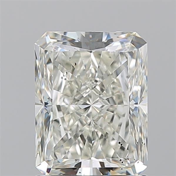 1.71ct J SI2 Rare Carat Ideal Cut Radiant Diamond
