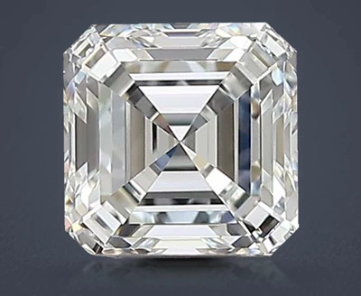 1.02ct H VVS1 Excellent Cut Asscher Diamond
