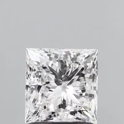 1.53ct D VVS1 Rare Carat Ideal Cut Princess Lab Grown Diamond