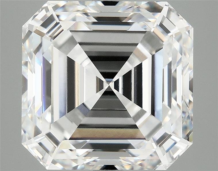 7.02ct E VVS2 Rare Carat Ideal Cut Asscher Lab Grown Diamond